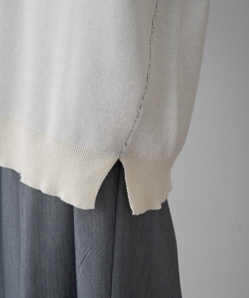 PUAL CE CIN（ピュアルセシン）の「ジャガードロゴニットプルオーバー（ニット/セーター・レディース・グレー/ライトベージュ/アイボリー・FREE）」の17枚目の写真