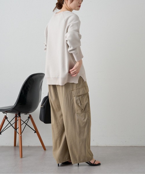 PUAL CE CIN（ピュアルセシン）の「ジャガードロゴニットプルオーバー（ニット/セーター・レディース・グレー/ライトベージュ/アイボリー・FREE）」の21枚目の写真