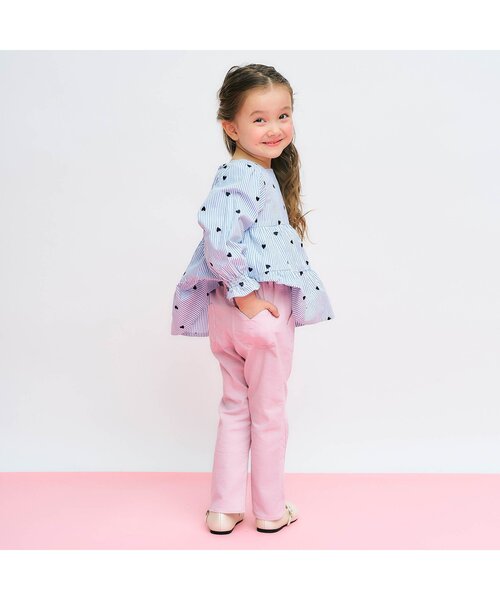 apres les cours（アプレレクール）の「【ジュニア対応】チューリップきゅんパンツ（その他パンツ・キッズ・ブラック/ピンク/ライム/ブルー・110/100/90/130/80/120/140）」の17枚目の写真