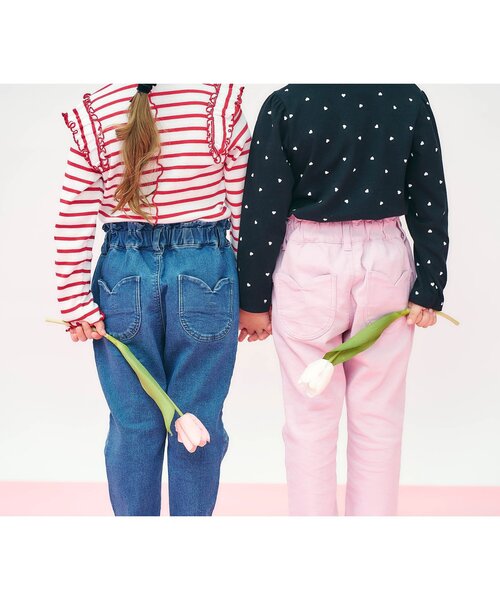 apres les cours（アプレレクール）の「【ジュニア対応】チューリップきゅんパンツ（その他パンツ・キッズ・ブラック/ピンク/ライム/ブルー・110/100/90/130/80/120/140）」の22枚目の写真