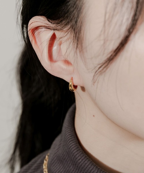 ステンレスミニドロップワンタッチピアス（ピアス（両耳用））｜SMELLY