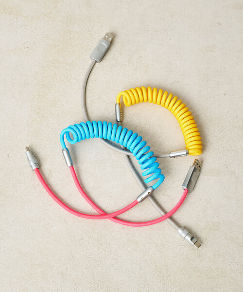 SAHIR（サヒール）の「【SAHIR サヒール】Bicolor cable type C（スマホグッズ・レディース・ブルー系その他/イエロー・0）」の11枚目の写真
