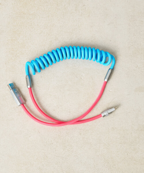 SAHIR（サヒール）の「【SAHIR サヒール】Bicolor cable type C（スマホグッズ・レディース・ブルー系その他/イエロー・0）」の10枚目の写真