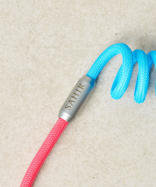 SAHIR（サヒール）の「【SAHIR サヒール】Bicolor cable type C（スマホグッズ・レディース・ブルー系その他/イエロー・0）」の8枚目の写真