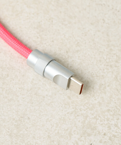 SAHIR（サヒール）の「【SAHIR サヒール】Bicolor cable type C（スマホグッズ・レディース・ブルー系その他/イエロー・0）」の6枚目の写真
