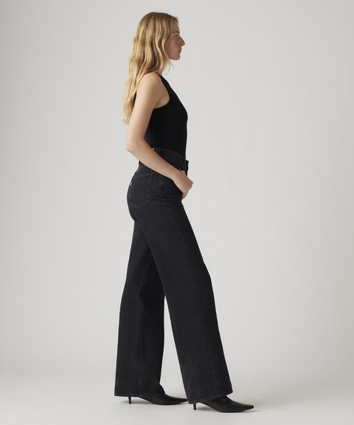 Levi's(リーバイス)の「Levi's/リーバイス RIBCAGE WIDE LEG(デニムパンツ・レディース・ライトインディゴブルー/ブラック・25inch/28inch/23inch/27inch/26inch/24inch)」の4枚目の写真