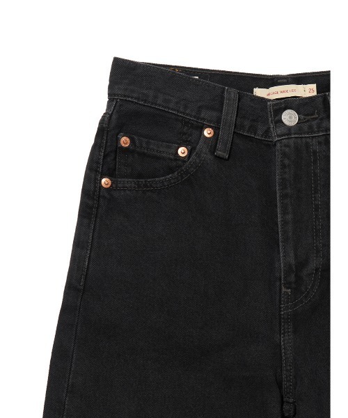 Levi's(リーバイス)の「Levi's/リーバイス RIBCAGE WIDE LEG(デニムパンツ・レディース・ライトインディゴブルー/ブラック・25inch/28inch/23inch/27inch/26inch/24inch)」の9枚目の写真