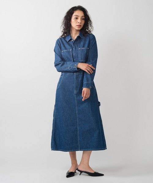 【Levi's】デニムTシャツドレス Levi's/リーバイス BLUETAB(TM) BOILER ドレス(シャツ