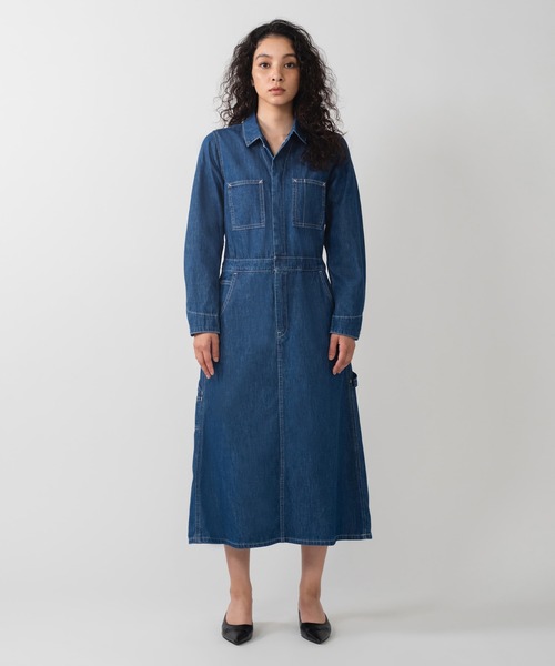 Levi's(リーバイス)の「Levi's/リーバイス BLUETAB(TM) BOILER ドレス(シャツワンピース・レディース・インディゴブルー・XS/S/M)」の18枚目の写真