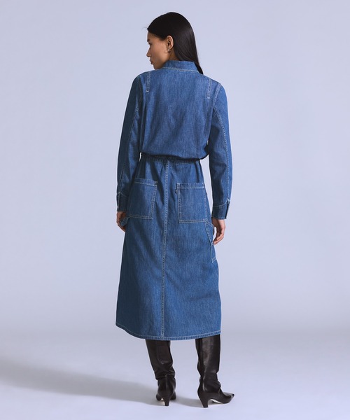 Levi's(リーバイス)の「Levi's/リーバイス BLUETAB(TM) BOILER ドレス(シャツワンピース・レディース・インディゴブルー・XS/S/M)」の19枚目の写真