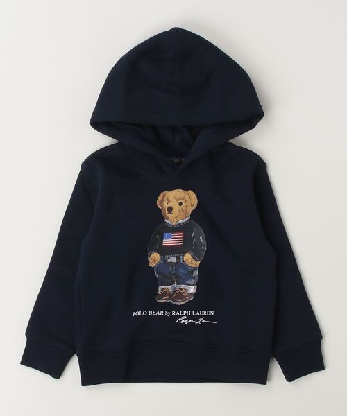 POLO RALPH LAUREN CHILDRENSWEAR（ポロ ラルフ ローレン チルドレンズウェア）の「Polo ベア フリース フーディ（パーカー・キッズ・ネイビー系1・7/3/6/4）」の3枚目の写真