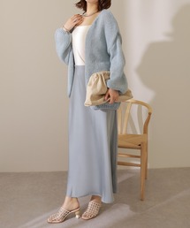 LAULEN | Satin long flare skirt /サテン ロング フレア スカート(スカート)