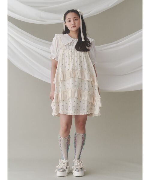 【即日発送】merry jenny floralフレアミニワンピース floralフレアミニワンピース（ワンピース）｜merry jenny