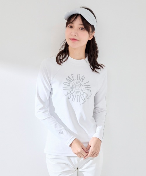 JUN&ROPE'（ジュンアンドロペ）の「【UVカット】【速乾】【接触冷感】【防透け】エコベアスムース長袖プルオーバー（Tシャツ/カットソー・レディース・ネイビー/グレー/ピンク/グリーン・L/M/S）」の11枚目の写真