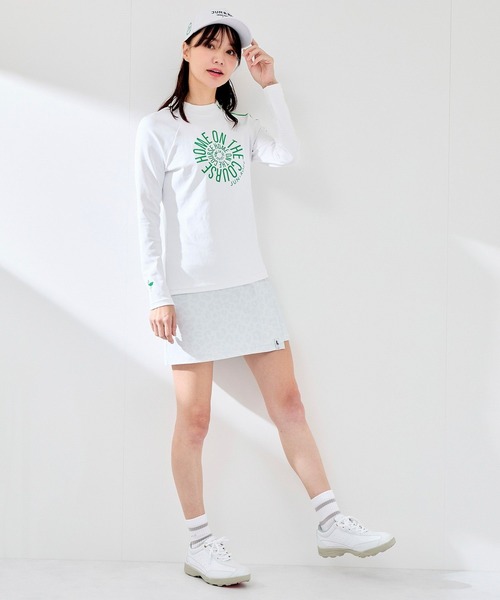 JUN&ROPE'（ジュンアンドロペ）の「【UVカット】【速乾】【接触冷感】【防透け】エコベアスムース長袖プルオーバー（Tシャツ/カットソー・レディース・ネイビー/グレー/ピンク/グリーン・L/M/S）」の14枚目の写真