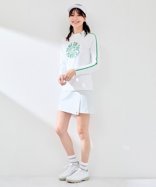 JUN&ROPE'（ジュンアンドロペ）の「【UVカット】【速乾】【接触冷感】【防透け】エコベアスムース長袖プルオーバー（Tシャツ/カットソー・レディース・ネイビー/グレー/ピンク/グリーン・L/M/S）」の15枚目の写真