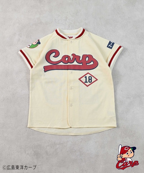 MARKEY'S（マーキーズ）の「【広島東洋カープ】別注ベースボールシャツ(kids/S～L)（シャツ/ブラウス・キッズ・ホワイト系2/ホワイト系1/ホワイト系6/ホワイト系5/ホワイト系4/ホワイト系3・L/M/S）」の18枚目の写真