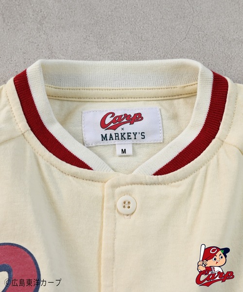 MARKEY'S（マーキーズ）の「【広島東洋カープ】別注ベースボールシャツ(kids/S～L)（シャツ/ブラウス・キッズ・ホワイト系2/ホワイト系1/ホワイト系6/ホワイト系5/ホワイト系4/ホワイト系3・L/M/S）」の22枚目の写真