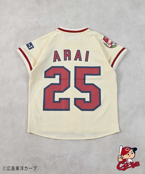 MARKEY'S（マーキーズ）の「【広島東洋カープ】別注ベースボールシャツ(kids/S～L)（シャツ/ブラウス・キッズ・ホワイト系2/ホワイト系1/ホワイト系6/ホワイト系5/ホワイト系4/ホワイト系3・L/M/S）」の9枚目の写真