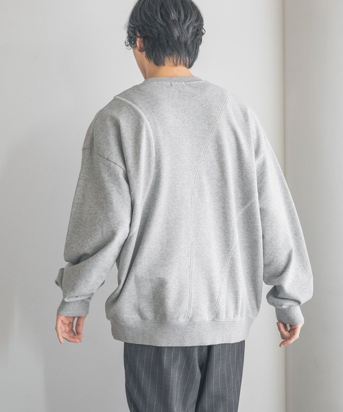 LOWRYS FARM(ローリーズファーム)の「キリカエドッキングウラケ 319465(スウェット・メンズ・グレー/ブルー/アイボリー・MEDIUM/LARGE)」の21枚目の写真