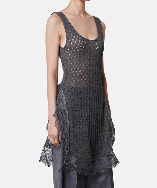 【週末限定】IRENE Lace Knit Tanktops レースニット セール】レースニットタンクトップ / Lace Knit Tanktops