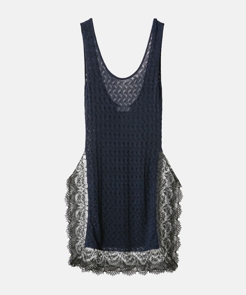 セール】レースニットタンクトップ / Lace Knit Tanktops
