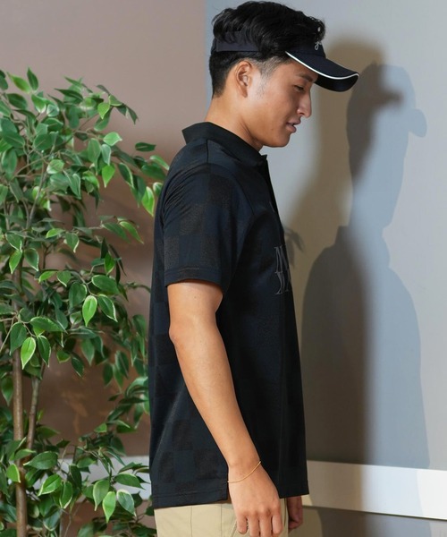 NEW ERA(ニューエラ)の「NEW ERA GOLF/ニューエラゴルフ 半袖ポロシャツ 吸汗速乾 UVカット 14391516/14391518(ポロシャツ・メンズ・ブラック/ホワイト・L/XL/M)」の13枚目の写真