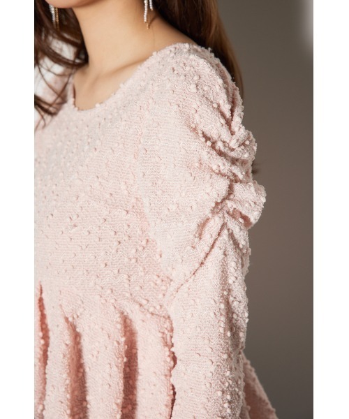 rienda（リエンダ）の「カットレースペプラムトップス 春服（Tシャツ/カットソー・レディース・ブラック/ホワイト/ピンク・FREE）」の12枚目の写真