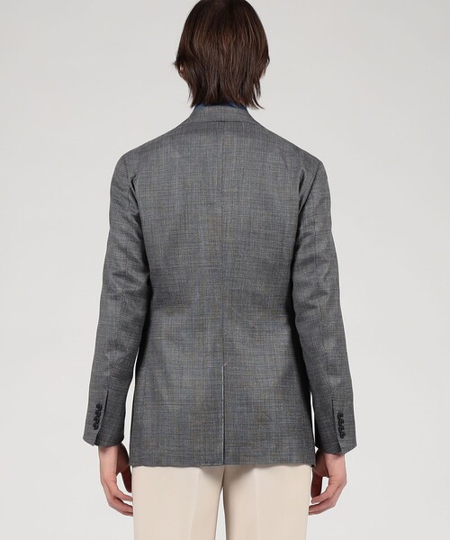 TOMORROWLAND (トゥモローランド)の「ウールシルクリネン シングルブレステッド 2Bジャケット SUMMER TIME LORO PIANA(テーラードジャケット・メンズ・チャコールグレー/ネイビー・54/44/46/48/50/52/42)」の6枚目の写真