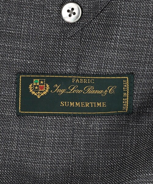 TOMORROWLAND (トゥモローランド)の「ウールシルクリネン シングルブレステッド 2Bジャケット SUMMER TIME LORO PIANA(テーラードジャケット・メンズ・チャコールグレー/ネイビー・54/44/46/48/50/52/42)」の13枚目の写真