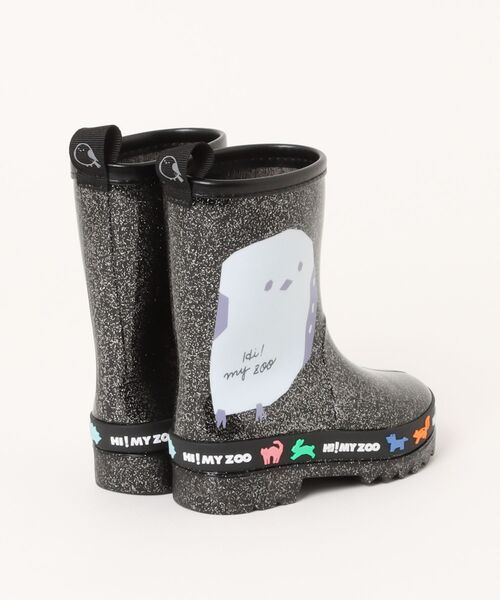 ASBee（アスビー）の「HI! MY ZOO ハイマイズー キッズ レインブーツ 完全防水 長靴 レインシューズ（レインシューズ・キッズ・オレンジ/パープル系その他/サックスブルー/ブラック・18.0cm/17.0cm/16.0cm）」の9枚目の写真