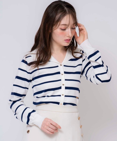 NOELA（ノエラ）の「セーラーカラーマリンニット（ニット/セーター・レディース・ネイビー/オフホワイト/その他1・フリー）」の20枚目の写真