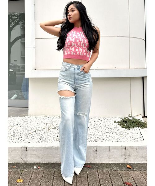 GYDAジャカードアメスリニットトップス（ニット/セーター）｜GYDA