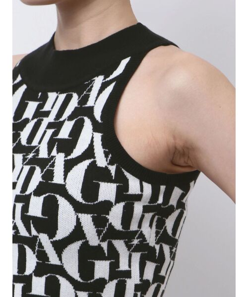 GYDA（ジェイダ）の「GYDAジャカードアメスリニットトップス（ニット/セーター・レディース・ピンク/ミント/オフホワイト/ブラック・FREE）」の12枚目の写真