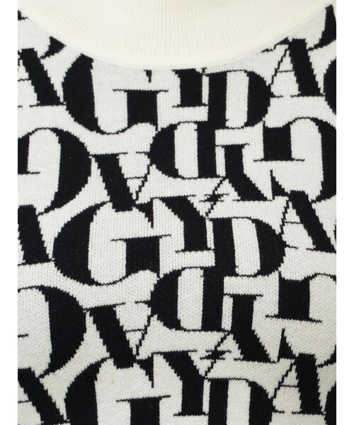 GYDA（ジェイダ）の「GYDAジャカードアメスリニットトップス（ニット/セーター・レディース・ピンク/ミント/オフホワイト/ブラック・FREE）」の16枚目の写真