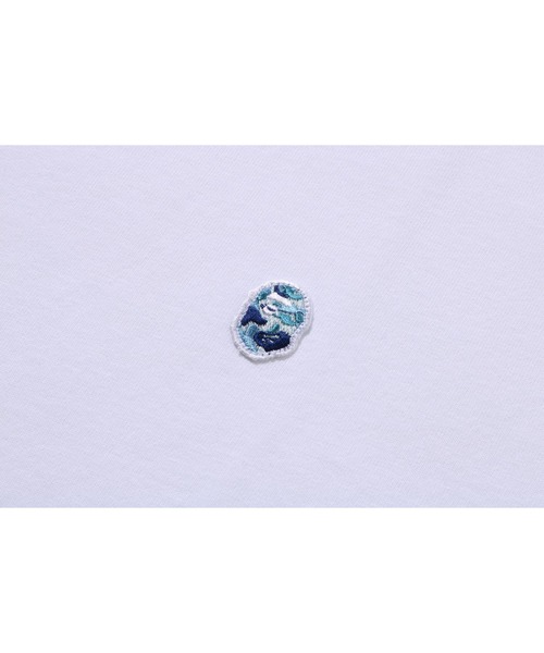 A BATHING APE(アベイシングエイプ)の「ABC CAMO ONE POINT TEE(Tシャツ/カットソー・メンズ・ブラック×ピンク/ブラック×ブルー/ホワイト×ピンク/ホワイト×グリーン/ブラック×グリーン/ホワイト×ブルー・MEDIUM/XXX-LARGE/XX-LARGE/SMALL/X-LARGE/LARGE)」の14枚目の写真