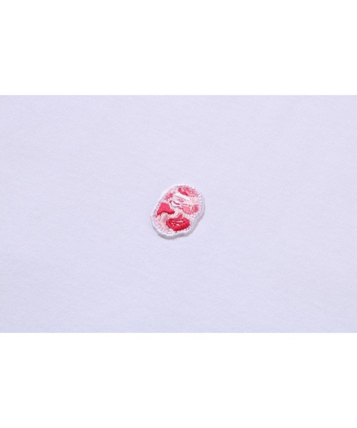 A BATHING APE(アベイシングエイプ)の「ABC CAMO ONE POINT TEE(Tシャツ/カットソー・メンズ・ブラック×ピンク/ブラック×ブルー/ホワイト×ピンク/ホワイト×グリーン/ブラック×グリーン/ホワイト×ブルー・MEDIUM/XXX-LARGE/XX-LARGE/SMALL/X-LARGE/LARGE)」の15枚目の写真