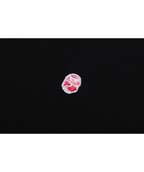 A BATHING APE(アベイシングエイプ)の「ABC CAMO ONE POINT TEE(Tシャツ/カットソー・メンズ・ブラック×ピンク/ブラック×ブルー/ホワイト×ピンク/ホワイト×グリーン/ブラック×グリーン/ホワイト×ブルー・MEDIUM/XXX-LARGE/XX-LARGE/SMALL/X-LARGE/LARGE)」の18枚目の写真