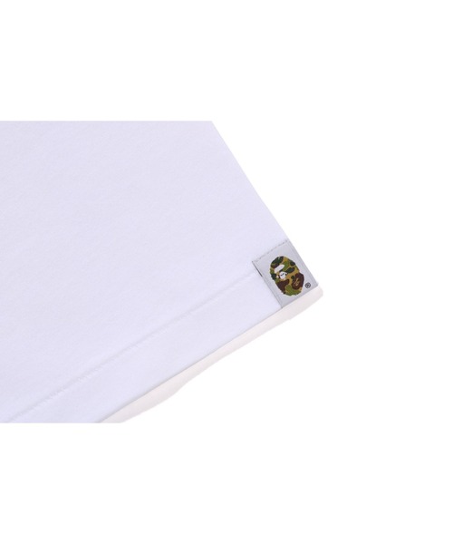 A BATHING APE(アベイシングエイプ)の「ABC CAMO ONE POINT TEE(Tシャツ/カットソー・メンズ・ブラック×ピンク/ブラック×ブルー/ホワイト×ピンク/ホワイト×グリーン/ブラック×グリーン/ホワイト×ブルー・MEDIUM/XXX-LARGE/XX-LARGE/SMALL/X-LARGE/LARGE)」の7枚目の写真