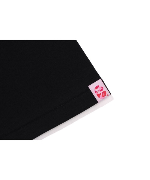 A BATHING APE(アベイシングエイプ)の「ABC CAMO ONE POINT TEE(Tシャツ/カットソー・メンズ・ブラック×ピンク/ブラック×ブルー/ホワイト×ピンク/ホワイト×グリーン/ブラック×グリーン/ホワイト×ブルー・MEDIUM/XXX-LARGE/XX-LARGE/SMALL/X-LARGE/LARGE)」の12枚目の写真