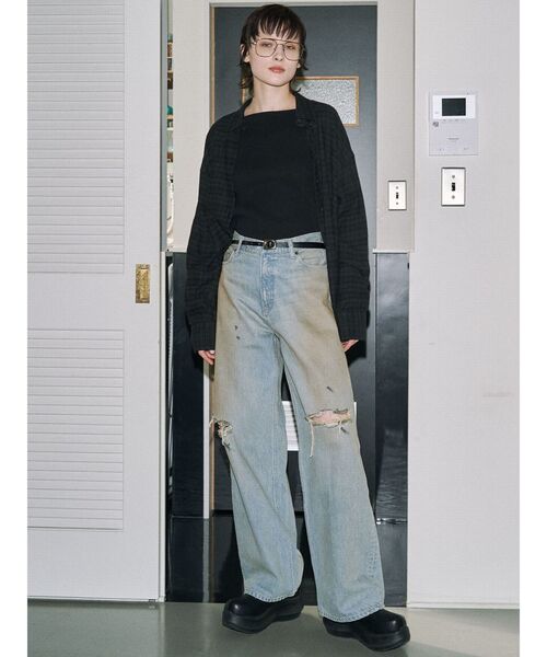 VEQUM（VEQUM）の「【VEQUM】BOXY OVER SHIRT（シャツ/ブラウス・レディース・ブラック/ネイビー・FREE）」の10枚目の写真