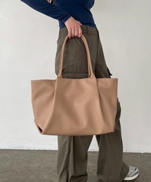 【ZOZO限定】Tuck design totebag / タックデザイントートバッグ