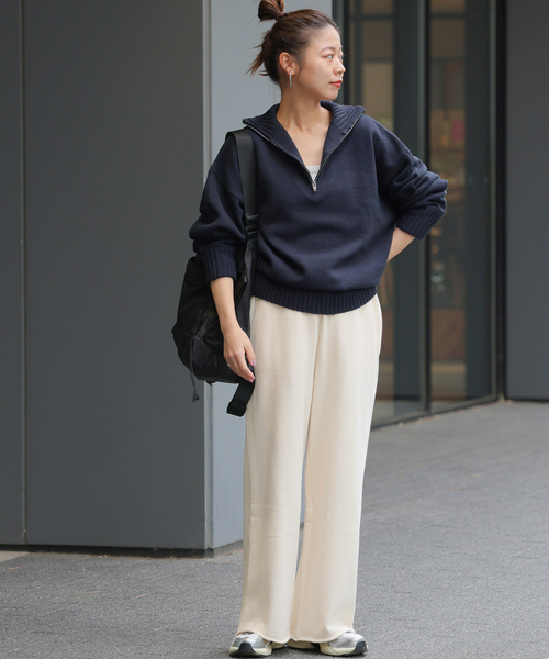 JOURNAL STANDARD relume(ジャーナルスタンダード レリューム)の「《追加8》ワイドスウェットパンツ(スウェットパンツ・レディース・アイボリー/オートミール/グレー/ブラック系その他・FREE)」の7枚目の写真