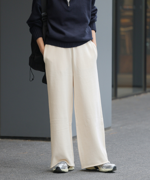 JOURNAL STANDARD relume(ジャーナルスタンダード レリューム)の「《追加8》ワイドスウェットパンツ(スウェットパンツ・レディース・アイボリー/オートミール/グレー/ブラック系その他・FREE)」の11枚目の写真