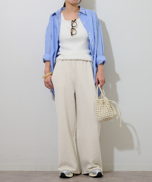 JOURNAL STANDARD relume(ジャーナルスタンダード レリューム)の「《追加8》ワイドスウェットパンツ(スウェットパンツ・レディース・アイボリー/オートミール/グレー/ブラック系その他・FREE)」の17枚目の写真