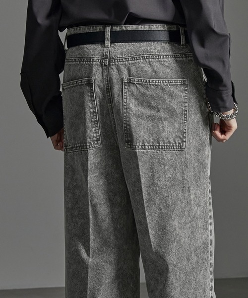 セール】【CIYOT-シヨウト-】ヴィンテージ加工ディーブタックワイド