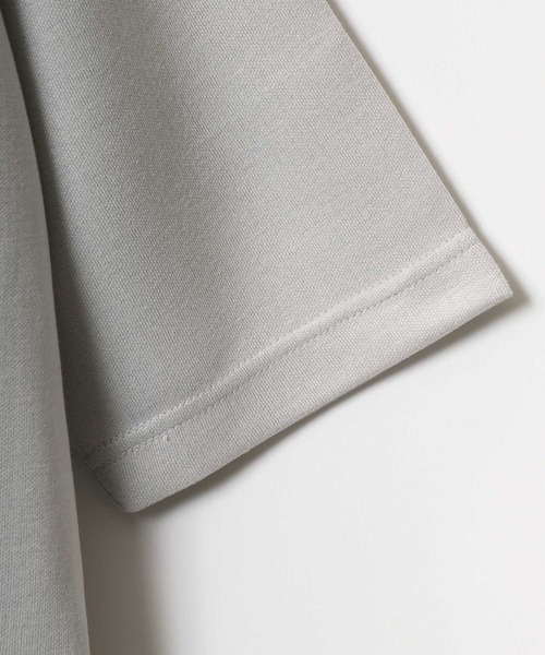 ANPAS（アンパス）の「Dry Fabric Three-Quarter Sleeve Full Zip Hoodie/ドライ 7分袖 フルジップパーカー メンズ レディース（パーカー・メンズ・ライトグレー/ピンク/スミクロ/ネイビー・M/L/LL）」の7枚目の写真