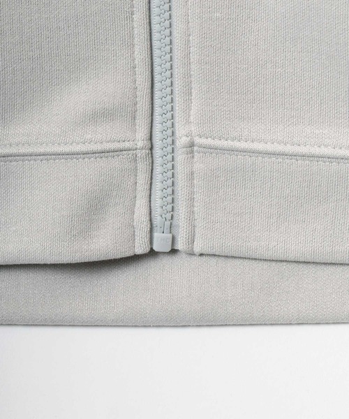 ANPAS（アンパス）の「Dry Fabric Three-Quarter Sleeve Full Zip Hoodie/ドライ 7分袖 フルジップパーカー メンズ レディース（パーカー・メンズ・ライトグレー/ピンク/スミクロ/ネイビー・M/L/LL）」の9枚目の写真