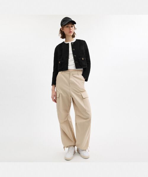 COACH(コーチ)の「ヘリテージ C ブークレ ジャケット(その他アウター・レディース・ブラック系その他・X-SMALL/SMALL/MEDIUM)」の3枚目の写真