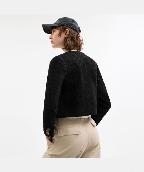 COACH(コーチ)の「ヘリテージ C ブークレ ジャケット(その他アウター・レディース・ブラック系その他・X-SMALL/SMALL/MEDIUM)」の4枚目の写真